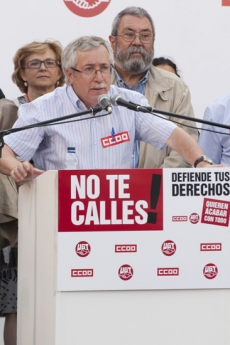 Secretario General de CC.OO Ignacio Fernández Toxo.