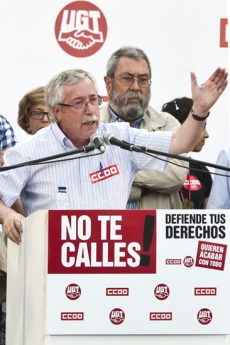 Secretario General de CC.OO Ignacio Fernández Toxo.