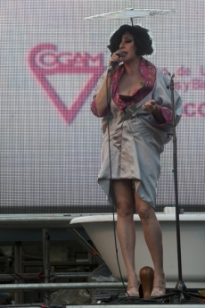 The actress La Terremoto de Alcorcon