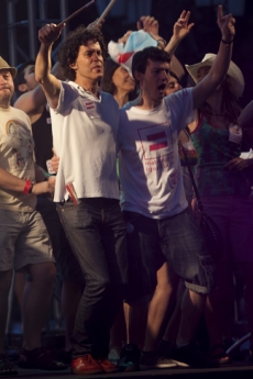 Pedro Zerolo (Councillor PSOE Council Madrid) Gay pride demonstration 2012, equal marriage and equality without cuts